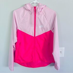 Nike Pink Ski & Snow Jacket with Hood, Size XS